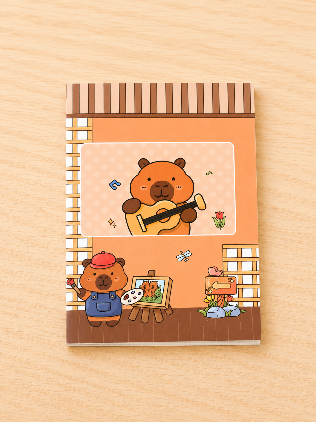 Carnet Capybara - Guitare & Peinture