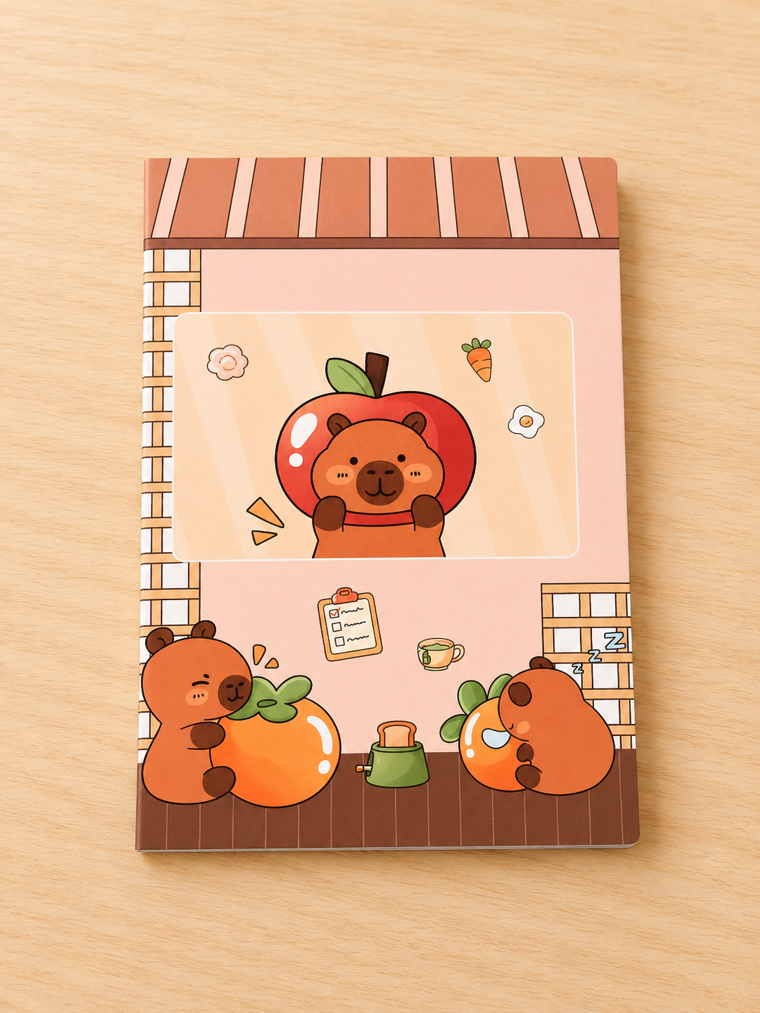 Carnet Capybara - Pomme Gourmande