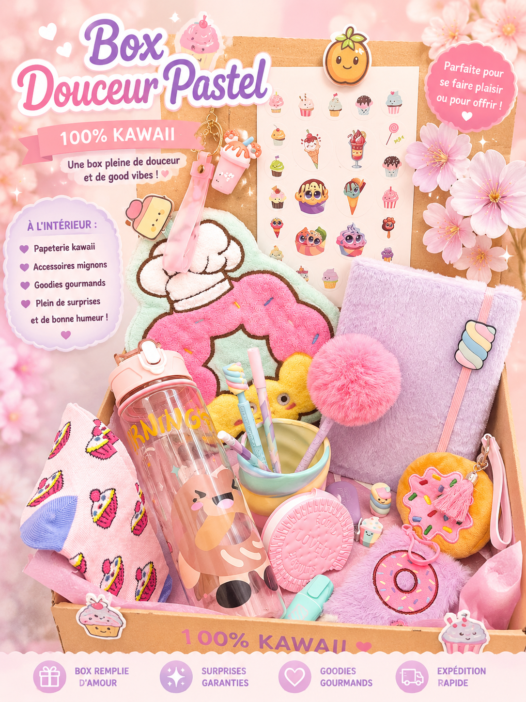 Box douceur pastel