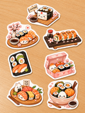 Stickers sushi kawaii, Scoopfoodkawaii