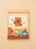 Carnet Capybara - Café Gourmand