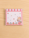 Bloc Mémo Fraise Kawaii